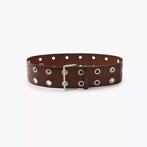 New Zara 100% leather brown belt